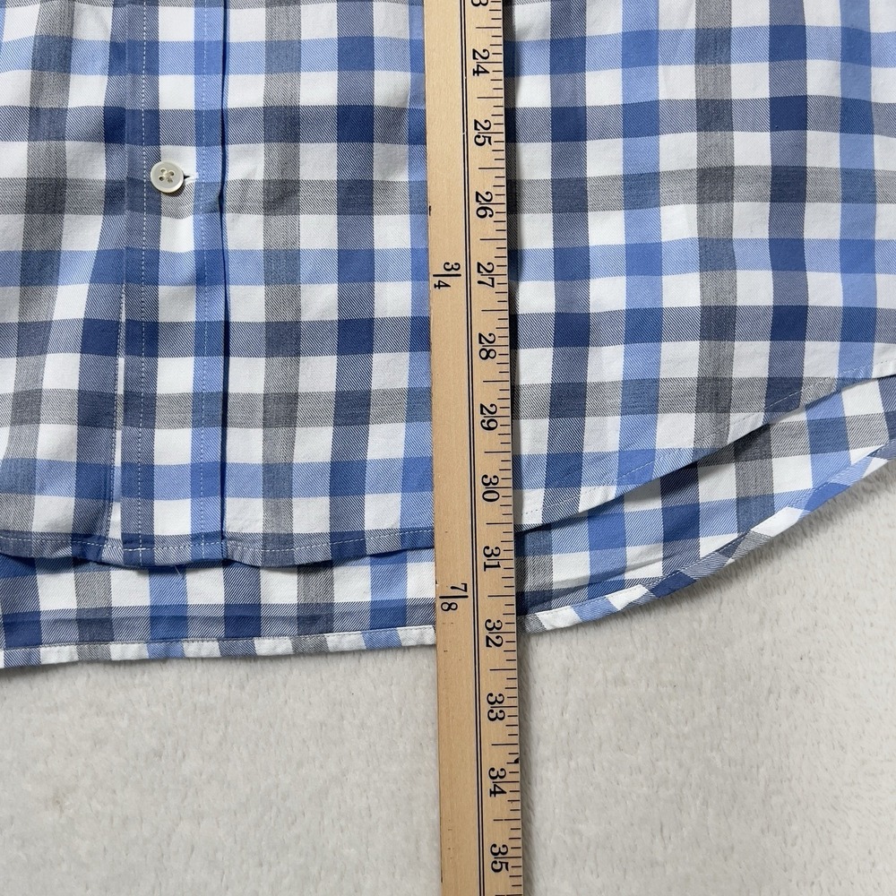 Vineyard Vines Button Down Slim Fit Tucker Shirt Mens Sz L Plaid Long Sleeve - Picture 8 of 9